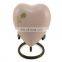 pink heart enamel urn