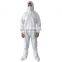 White Disposable Overalls PPE Coveralls Coat