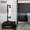 HUAYI New Model Modern Style Bedroom Office Decoration Black Iron Aluminum LED Table Lamp