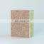50mm customizable cleanroom glass magnesium production line fireproof heat insulated roofing gypsum Rock wool composite sandwich