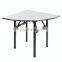 Cheap round plastic dining table modern table set with folding leg