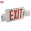 UL certificate led emergency exit light and double headlight backup emergency ligting 2*2.2W
