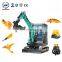 Hengwang HW35 Factory Wholesale Excavator Micro Digger 3.5ton mini excavator Digger with thumb