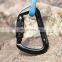 JRSGS 30KN Heavy Duty Aluminium Alloy Carabiner Clip for Climbing D-Ring Snap Hook with Screwgate S7112