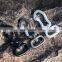 JRSGS Hot Sale Light Weight Aluminum Carabiner Multi Tool 4kN Swivel Carabiner hook for Dog Leash