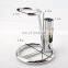 High Quality Chrome Matte Black Shaving Razor and Brush Stand Safety Razor Stand