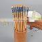 Wholesale High Quality Custom Logo Reusable Pairs Natural Bamboo Chopsticks With Sushi