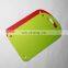 Non Slip Color Coded Hanging Plastic Chopping Cutting board