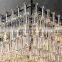 customized modernized crystallized LED chandelier light creative nordic gold chandeliers