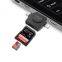 4-in-1-OTG-Kartenleser mit USB-Micro-Type-C-Schnittstelle und Micro-SD-Kartensteckplatz, Flash-Speicherkartenleser für Smartphone mit APP