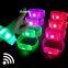 Party Supplies Zone Pulseiras LED iluminadas com controle de zona, Pulseiras LED com controle DMX