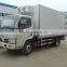5 tons food box van truck, 4x2 small refrigerated truck