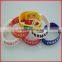 Fashion slogan good luck silicone bracelet