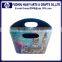 wholesale fancy craft foldable leather storage basket various kind of basket