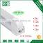 no flicker 12w T5 T8 aluminum and plastic tube fitting