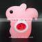 2016 new Squirrel Shape Room Thermometer Temperature Displayer LED Color Changing Night Light Lamp for Babies Kids Children