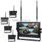 New Reversing Type Private Model Camera Quad View 7 Inch Monitor 4 Channel Wireless Digital Quad Monitor with 4 Cameras