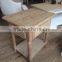 Solid oak wood antique finish bedroom French night table
