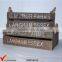 Farmhouse Antique Recycled Fir Crate Wooden Planter