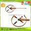 CE Passed Cheap Price Multi-Color Circle Shape Educational Wood Toy for Kids
