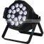 China dmx 512 indoor 18pcs rgbwa led par light dj up lighting