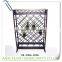 Decorative Metal Wine Rack For 8 Bottles