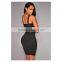 women 2 piece set clothing sexy clubwear bandage dress 2016 short party dress