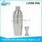 professional bar tools supplier custom shaker 350/550/750ml branded cocktail shaker set