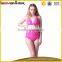 Pink sexy lady bikini high waist tied young girls hot sexy swimwear                        
                                                                                Supplier's Choice