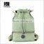 Bright color bucket drawstring backpack canvas drawstring bags