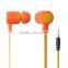 2015 new products print logo Domed logo earphone with OEM brand for promotion