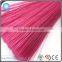 Shiny pink PP plastic fiber synthetic bristle for household brush