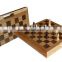Wooden Chess Board Checkers Chess Game Set