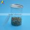 clear color Air- proof plastic round containers with lids
