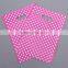 2015 Hot Sell Smile Face Die Cut Shopping Bags, Purple LDPE, More Designs