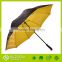 Wholesale china import double layer fabric windproof straight custom golf umbrella