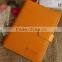 yellow thermo pu a5 leather organizer