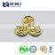 RORO14120907 Gold Round Tag for Bag and Luggage