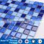 TC25008 foshan decorative blue glazed ceramic mosaic pool designs