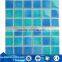 China Foshan Tileseasy Blue Glazed Ceramic Swimming Pool Mosaic Tiles
