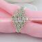 wholesale table decoration & accessories type square shape rhinestones crystal wedding napkin ring