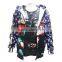 Professional Digital Printed Custom Women High Quality Galaxy Hoody