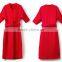 100%Tencel Lady Women's 3/4 Sleeve Classy V-Neck Casual Fashionable Dress 2016