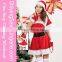 Wholesale girls party Sexy Santa Mini Christmas Lingerie Costume