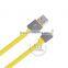 Dual color Micro USB Cable Flat USB 2.0 A Male to Micro B Sync and Charging Cable