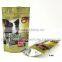 matte quad-seal pet food packaging bags with side gusset