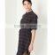 2015 autumn women cotton casual one piece plaid shirtdress