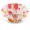 2015 fashional high foot round transparent acrylic fruit plate dry fruit plate