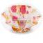 2015 Fashional High Foot Round Tranparent Acrylic Fruit Plate Dry Fruit Plate