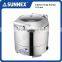 SUNNEX New Design Creative Mirror Polished Stainless Steel Digital Display 10 Litre Electric Soup Warmer